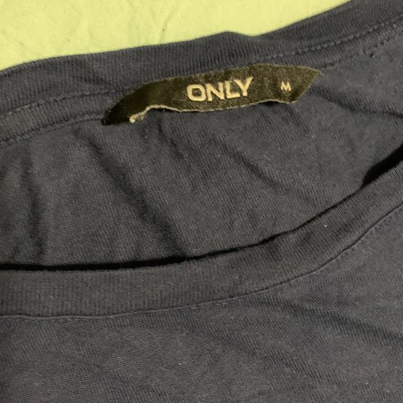 ONLY Lace Top in Navy Blue colour in Viscose - Picture 3 of 4